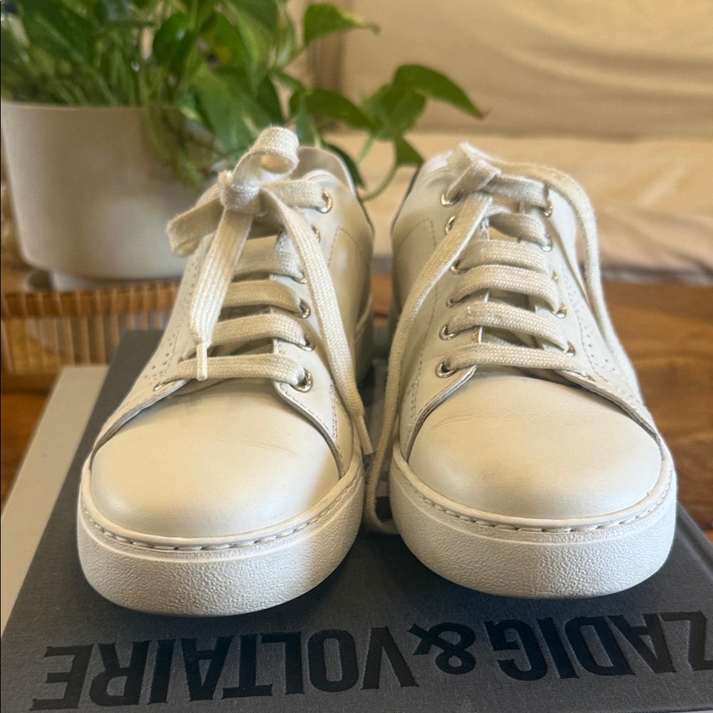 Salvatore Ferragamo Women's Pierre Low Top Sneakers - Picture 6 of 8